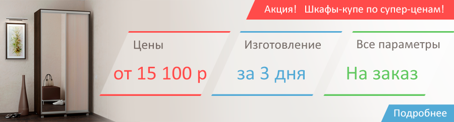 Корпусная недорогая мебель на заказ в Иваново из любых современных материалов.